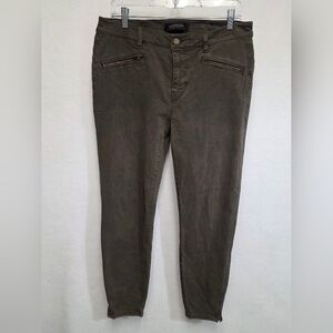 Liverpool The Ankle Skinny In Cypress Dark Olive Womens Size 31/12